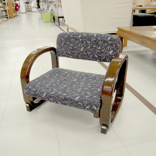 座椅子 幅57×奥行40×高さ46㎝ ラクラク座椅子 木製フレー...