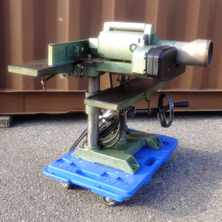 日立工機 132mm 自動かんな盤 F-400 自動カンナ 動作品 電動工具 大工道具 木工機械