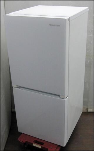 新生活！22000円 ハイセンス/HISENSE 2ドア 冷蔵庫 ガラスパネル 134L 2017年製