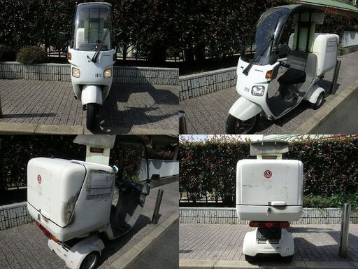 ★TA03ジャイロキャノピー大型BOX 4ストFi 2.2万km台 別途ミニカー変更もOK！★東京/大田区【下取OK】 ☆大型BOX付ジャイロキャノピーTA03(4サイクル)PGM-Fi/ミニカー登録