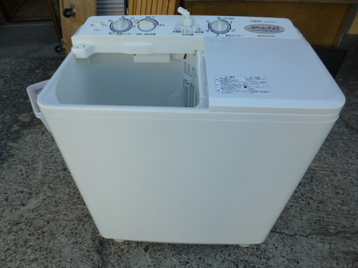 AQUA アクア 2槽式洗濯機 AQW-N45(W) 4.5kg 2012年製 中古