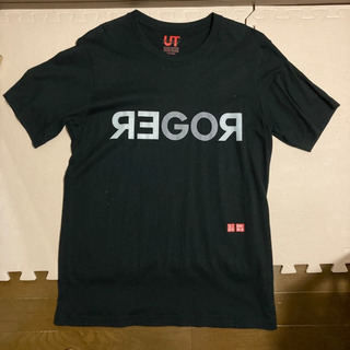 値下げ！受注生産品 UNIQLO フェデラー選手デザイン Tシャツ L