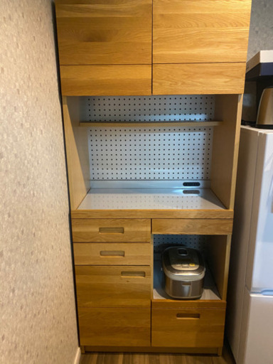 unico ウニコ　HUTTE(ヒュッテ)キッチンボード食器棚