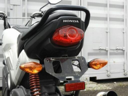 navi 110 インドホンダ バイク ホワイト マフラーカスタム