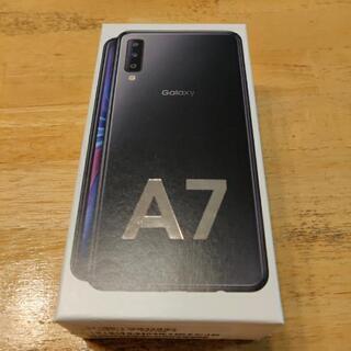 【値下げ】Galaxy A7 ブラック 64GB スマホ ドコモ...