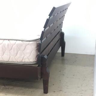 中古 人気 インダストリアル風 セミダブルベッド 最も安い シーリー 