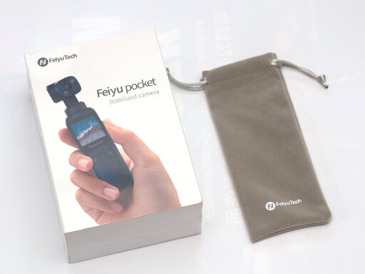 ★日本未発売★Feiyu Pocket★FeiyuTech社製ジンバル付4kカメラ◎Wi-Fi標準装備◎画角120° ◎4k@60fps 1080p@120fps ◎三脚ネジ穴 送料無料