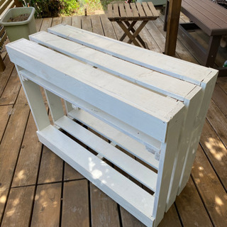 Diyで作ったアンティーク風の棚 Hogehoge K 南万騎が原の収納家具 棚 シェルフ の中古あげます 譲ります ジモティーで不用品の処分