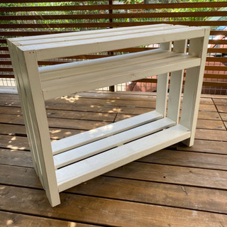 Diyで作ったアンティーク風の棚 Hogehoge K 南万騎が原の収納家具 棚 シェルフ の中古あげます 譲ります ジモティーで不用品の処分