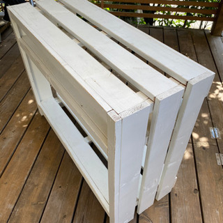 Diyで作ったアンティーク風の棚 Hogehoge K 南万騎が原の収納家具 棚 シェルフ の中古あげます 譲ります ジモティーで不用品の処分