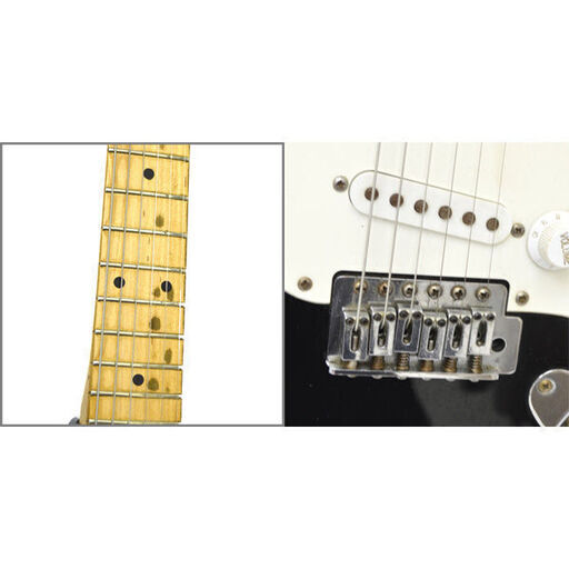 Squaire ストラトキャスター ブラック 調整済み 入門 軽音 学園祭 スク