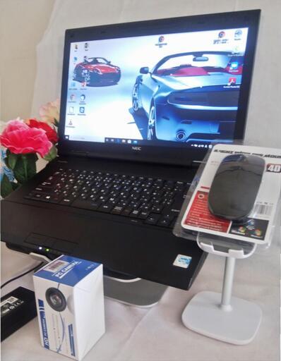 【１か月間保証】 SSD 120GB、メモリー８GB、NEC　Versapro VK18EX-G、15インチ液晶画面、Windows10 pro、Webカメラ付属　中古良品