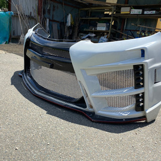 20アルファードフロントエアロ☆メーカー品☆スピンドル風BLACKパール