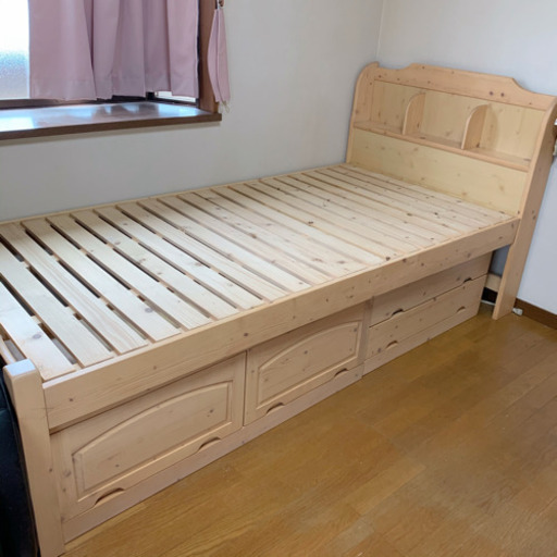 シングルサイズ　すのこベッド