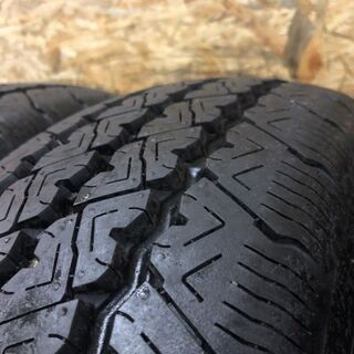 BS V-STEEL RIB 265 205/70R17.5 115/113L LT 17.5インチ トラックタイヤ 夏タイヤ 6本 2020年製 新車外し 即決有　(TS133) クレジットカード QR決済可能