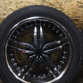 YOKOHAMA GEOLANDAR i/T-S 285/45R22】スタッドレス 4本【社外ホイール 
