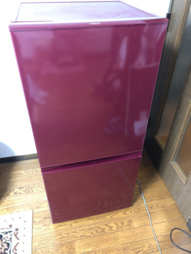 （美品）2017年 ノンフロン冷凍冷蔵庫 AQUA AQR-16F 157L