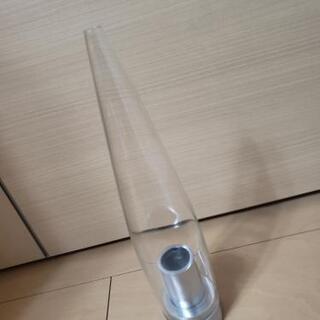 未使用 タワー型 ガラス キャンドルホルダー