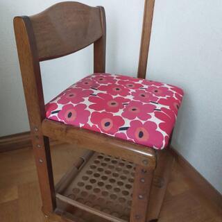 コイズミ木製子供用椅子、　学習チェア、marimekko, マリメッコ