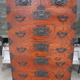 公 岩谷堂 タンス 民芸家具 岩谷堂箪笥 6段 中古美品 鍵2本有 中古美品
