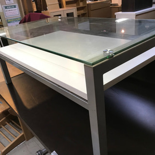 JF00532 ガラステーブル ガラスローテーブル テーブル
