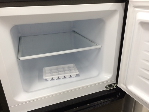 J318 4か月保証付き！Haier ハイアール 2ドア 冷凍冷蔵庫 ブラック JR-N121A 121L 2018年製 クリーニング 動作確認済み