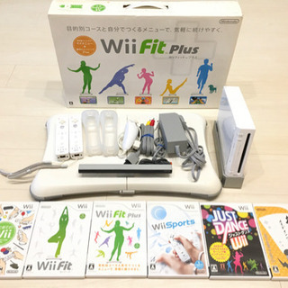 Wiiセット一式　ソフト6枚、バランスWiiボード付