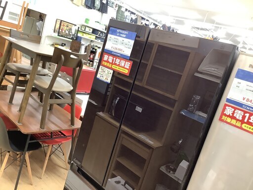 安心の12ヶ月動作保証付！MITSUBISHI(ミツビシ)の大型冷蔵庫のご紹介です！