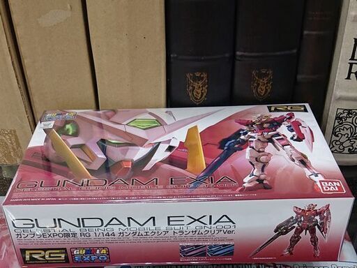 限定 ガンプラexpo Rg ガンダムエクシア トランザムクリアver エコリス伏石店 太田の模型 プラモデルの中古あげます 譲ります ジモティーで不用品の処分