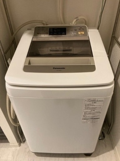 全自動洗濯機　Panasonic NA-FA80H1
