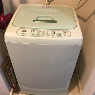 0円。中古。洗濯機。