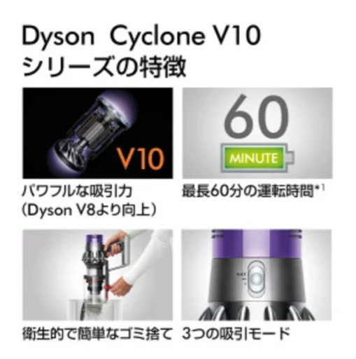 限定フロアドック付ダイソン Dyson Cyclone V10 Fluffy