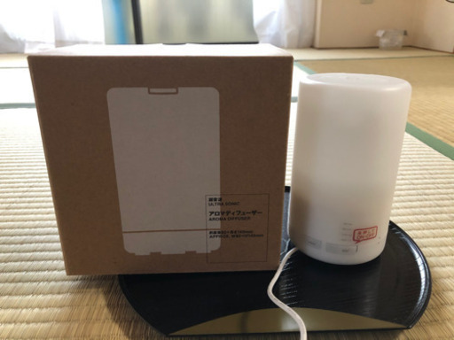 7月末締め切り。無印良品のミニ加湿器。おまけ付き。引っ越しのため。