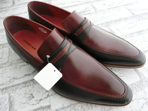 定価3.8万 madras マドラス 日本製 ビジネスシューズ コインローファー
