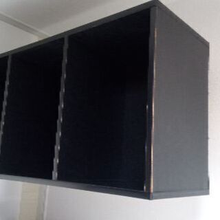 黒色カラーボックス30x43.5x89.5cm