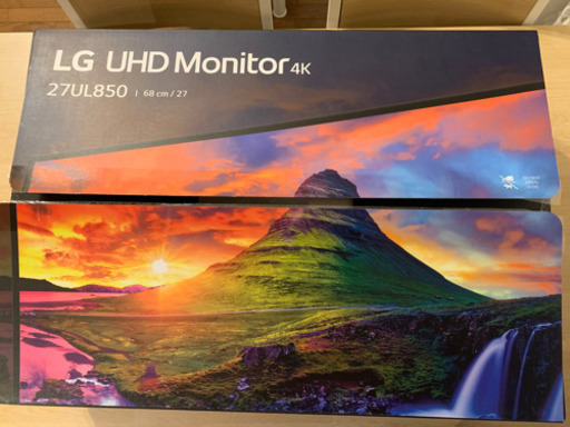LG HDR IPS 4Kモニター　27インチ　UL-850  タイプC1本で充電\u0026接続可能！