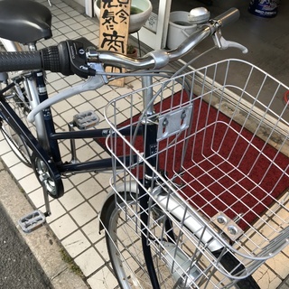 オレンジ シティバイク 前面バスケット付き　27インチ 引き取り希望 オレンジ シティバイク 前面バスケット付き 27インチ 引き取り