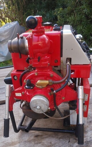 鹿児島発 トーハツ セル始動 B-2級 消防ポンプ V66AS