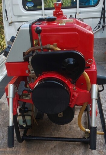 鹿児島発 トーハツ セル始動 B-2級 消防ポンプ V66AS