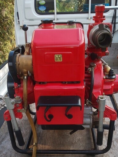 鹿児島発 トーハツ セル始動 B-2級 消防ポンプ V66AS