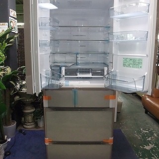 R1281) 日立 6ドア R-XG4800H(XN) 475L ガラストップ 真空チルド付