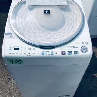 ①405番 SHARP✨電気洗濯乾燥機✨ES-TX810-S‼️
