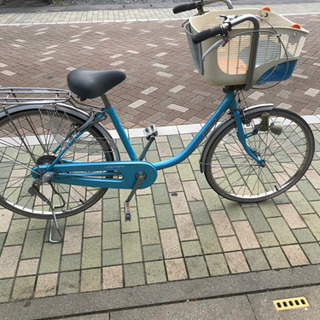 BS子供乗せ3段タイヤ前後新品　ハンドルロック付