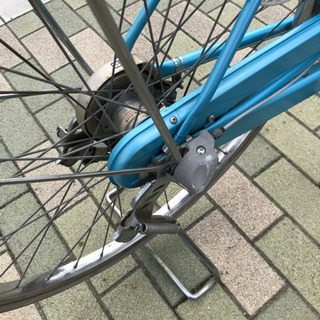 BS子供乗せ3段タイヤ前後新品 ハンドルロック付