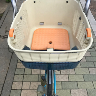 BS子供乗せ3段タイヤ前後新品　ハンドルロック付