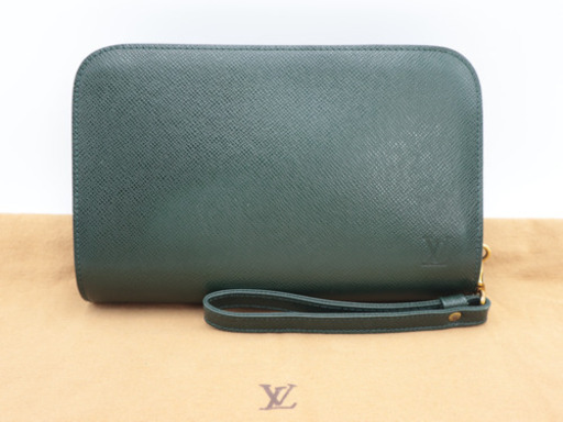 《LOUIS VUITTON/セカンドバッグ》Bランク タイガ バイカル M30184 緑