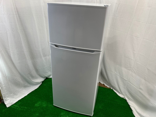 美品　ハイアール/Haier  2ドア冷凍冷蔵庫　130L  ホワイト　使用期間3ヶ月 2018年製　JR-N130A