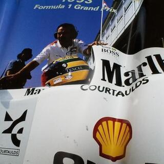 1993 F1 ポスター　5枚　マルボロ　シェル　ガレージインテリア