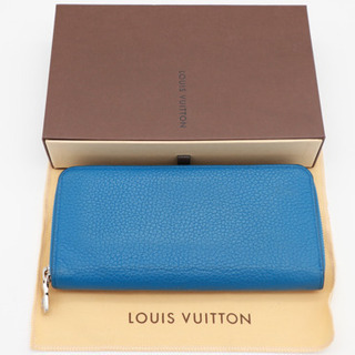 《LOUIS VUITTON/トリヨン ジッピーウォレット》Bランク ブルー