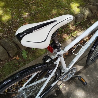 クロスバイク 外装6段変速 白色